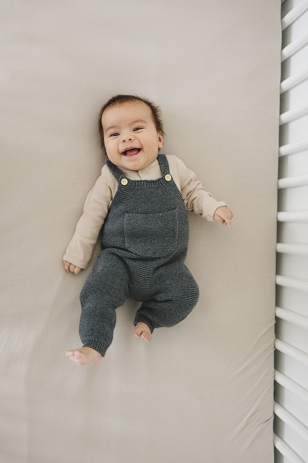 Heather Grey Knit Bodysuit – Mebie Baby