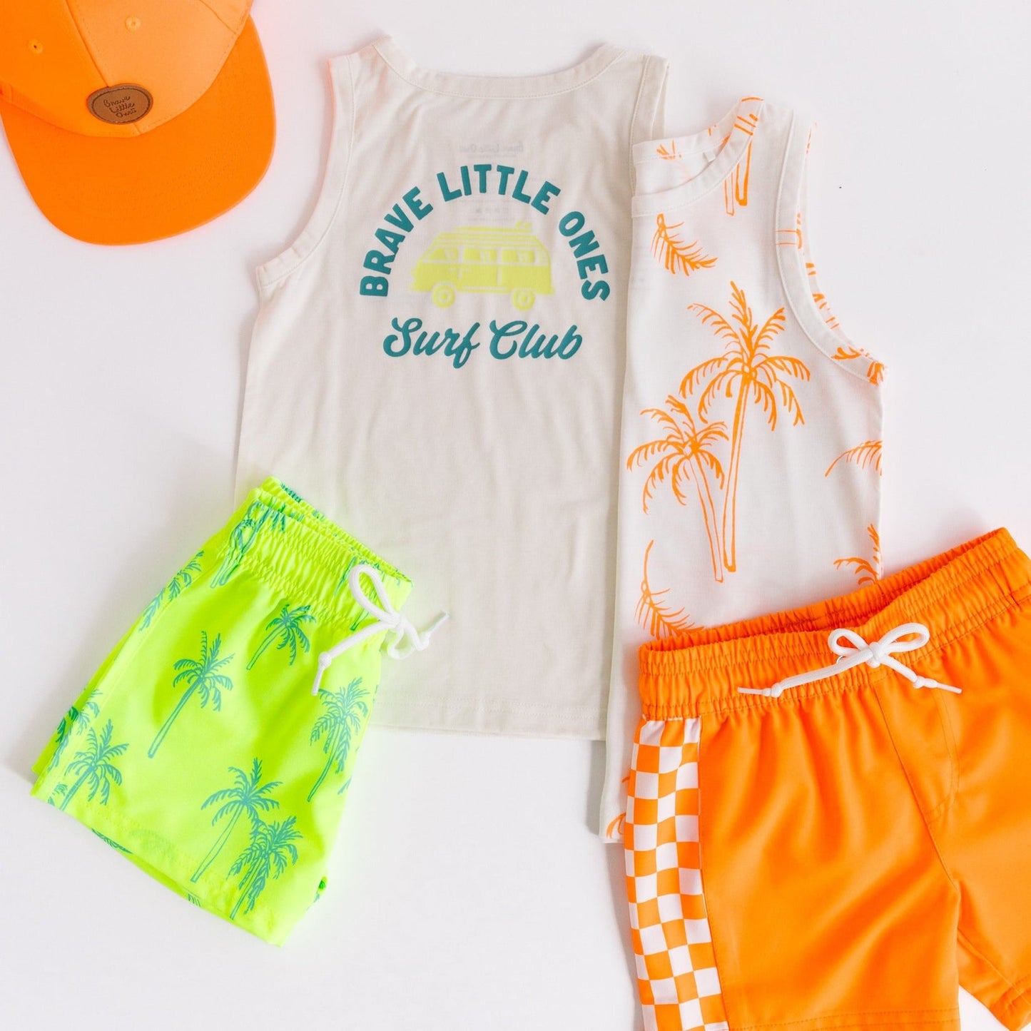 Surf Club VW Bus Neon Tank