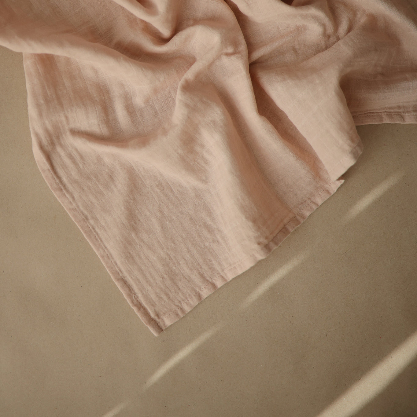 Mushie Muslin Cloths 3 Pack | Blush