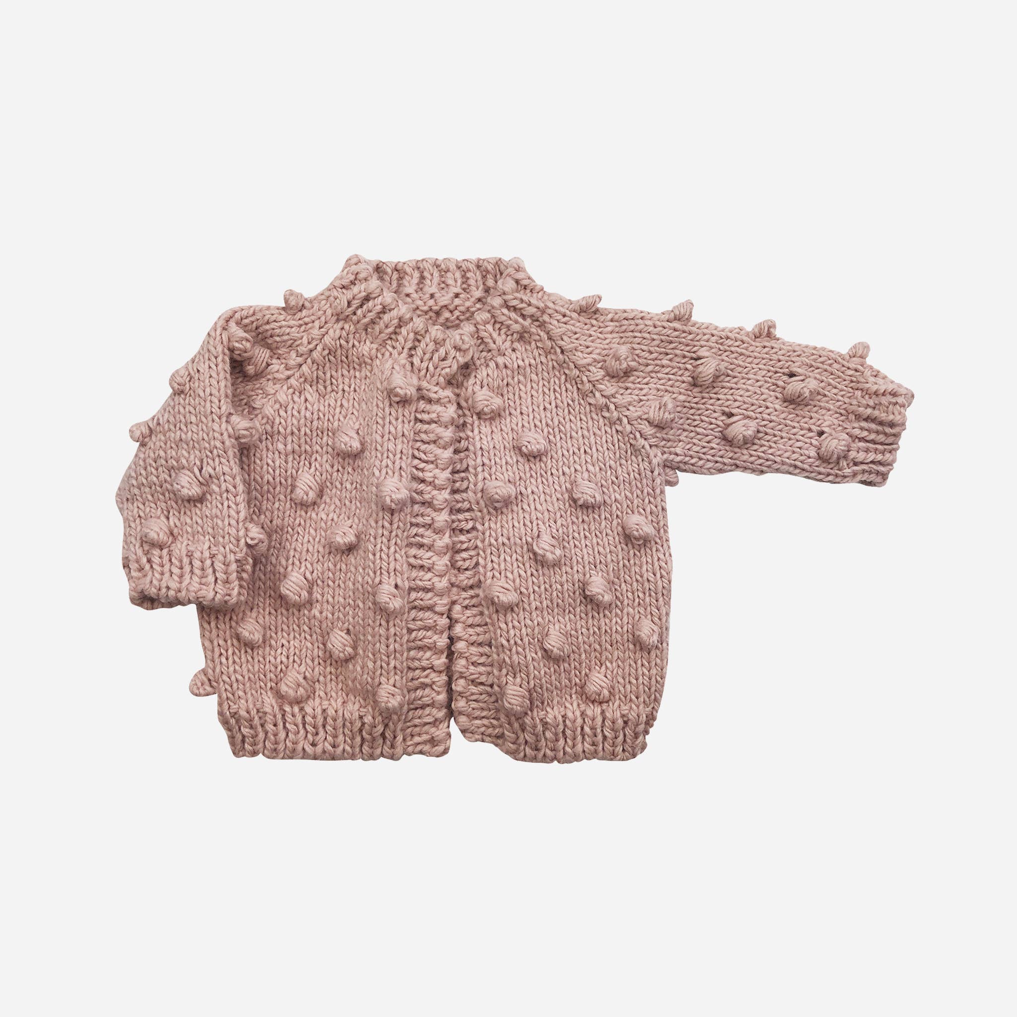 Blush Popcorn Cardigan by The Blueberry Hill Avery and Everett