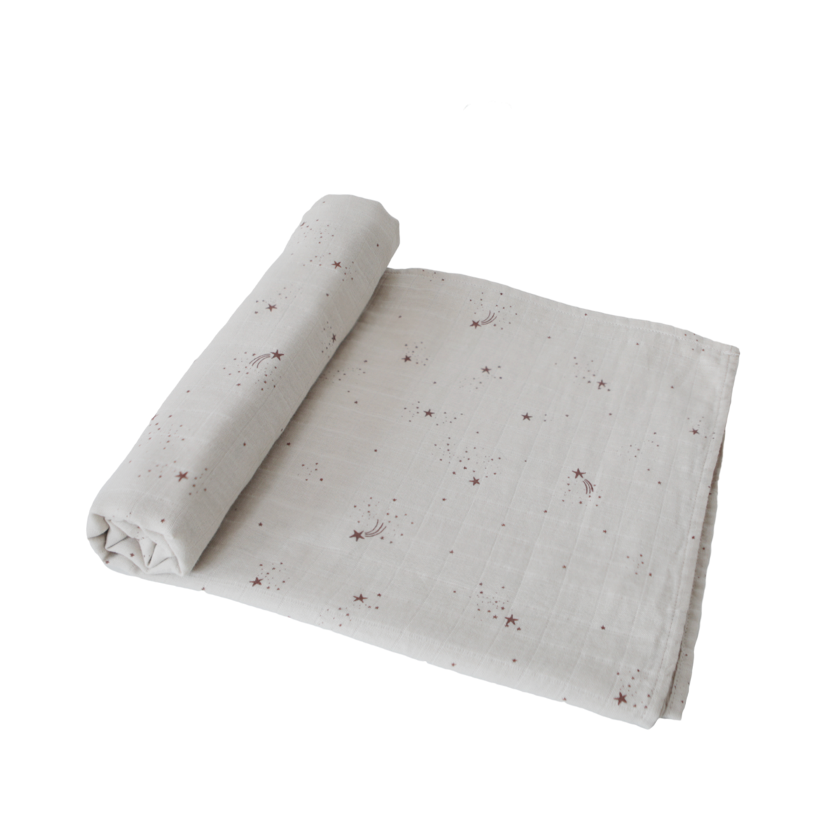 Muslin Swaddle Blanket Organic Cotton (Falling Stars)