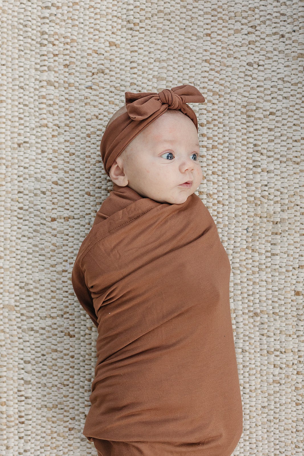 Rust Bamboo Swaddle
