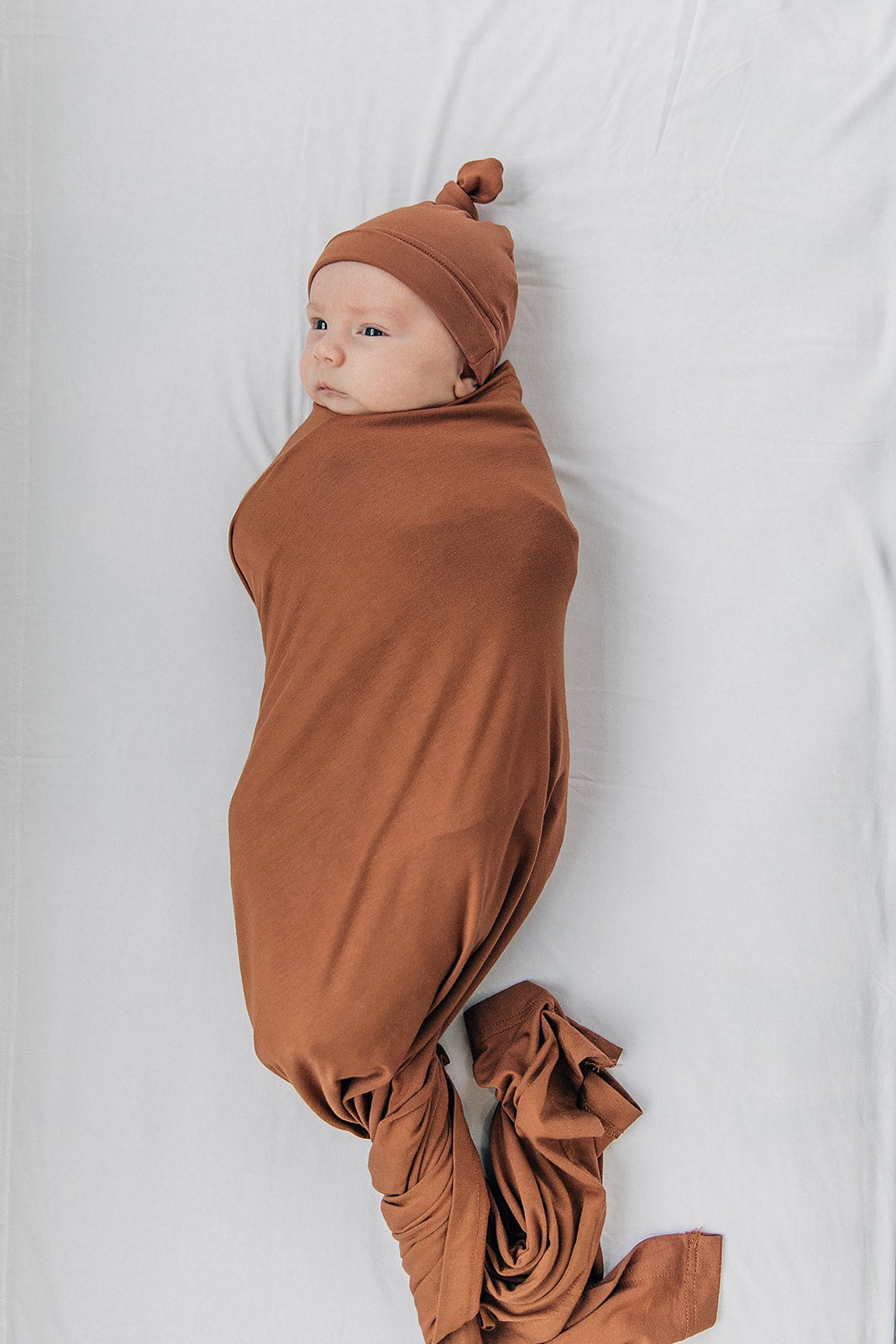 Rust Bamboo Swaddle