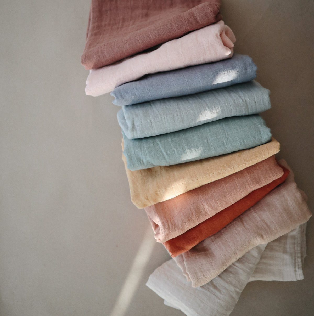 Muslin Swaddle Blanket Organic Cotton (Tradewinds)