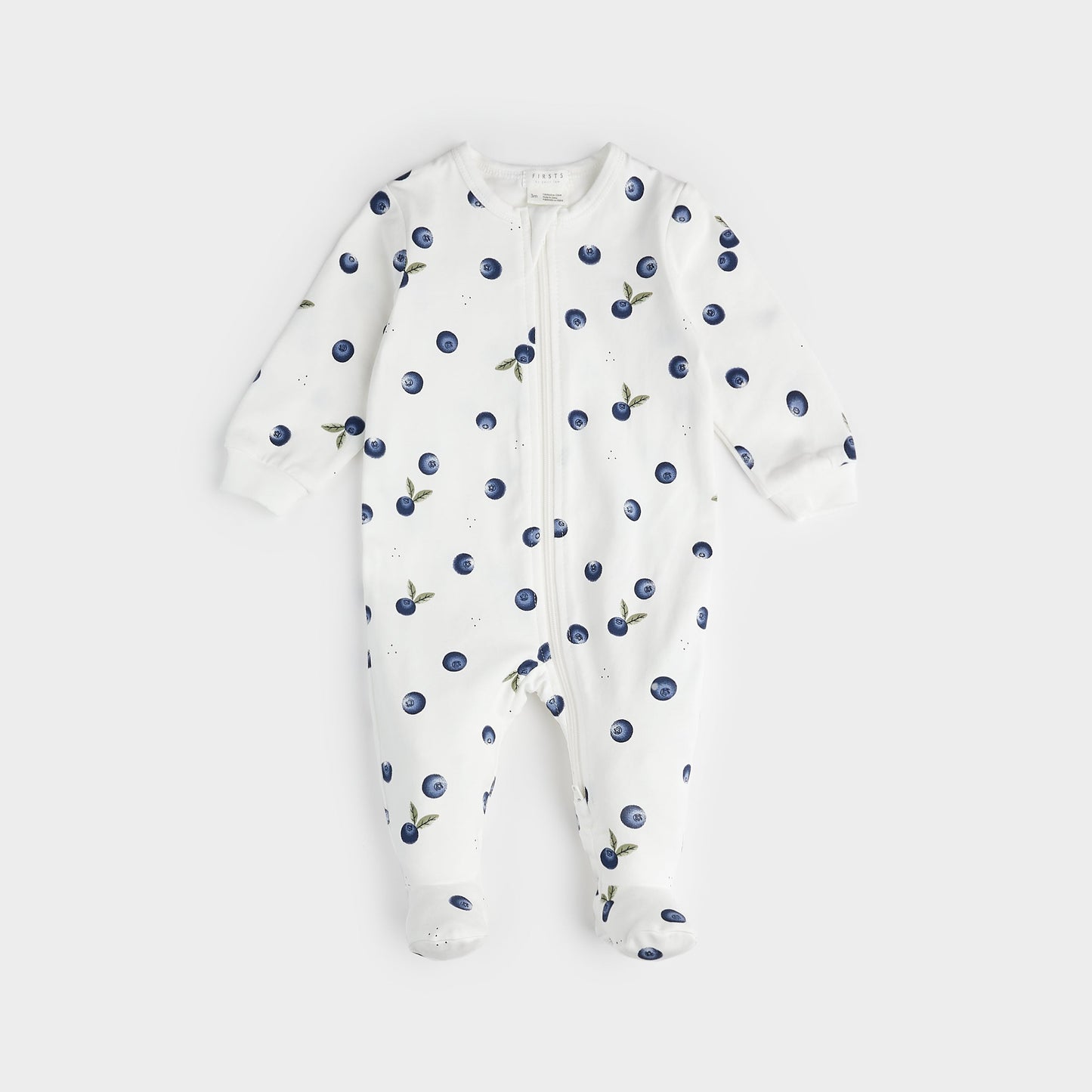 
                  
                    Blueberry Print Footed Sleeper
                  
                