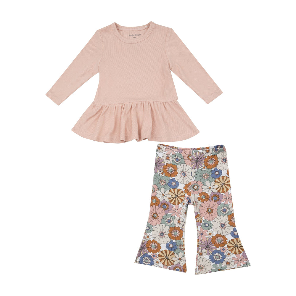 Brighton Floral Peplum Top and Baby Bells