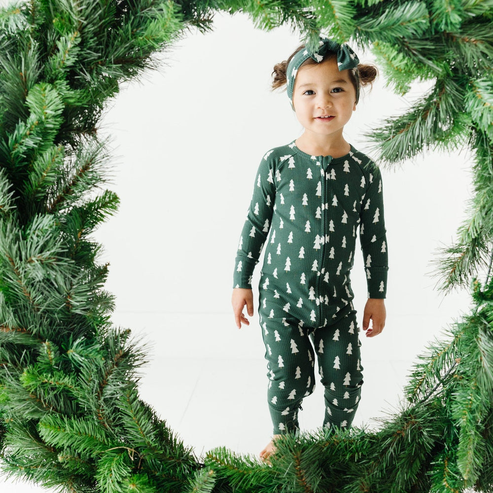 
                  
                    Christmas Trees Small Ribbed Zip Romper
                  
                