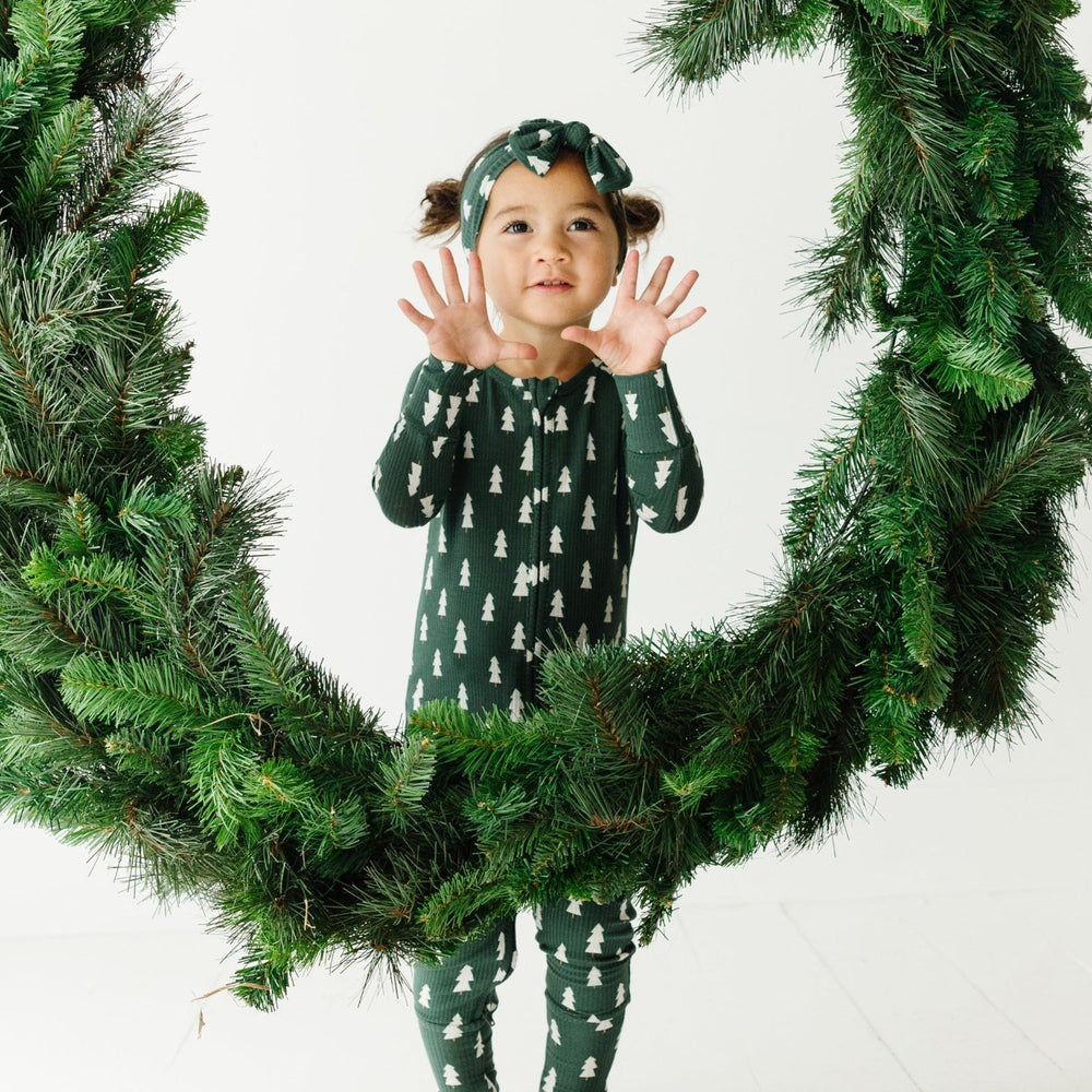 
                  
                    Christmas Trees Small Ribbed Zip Romper
                  
                