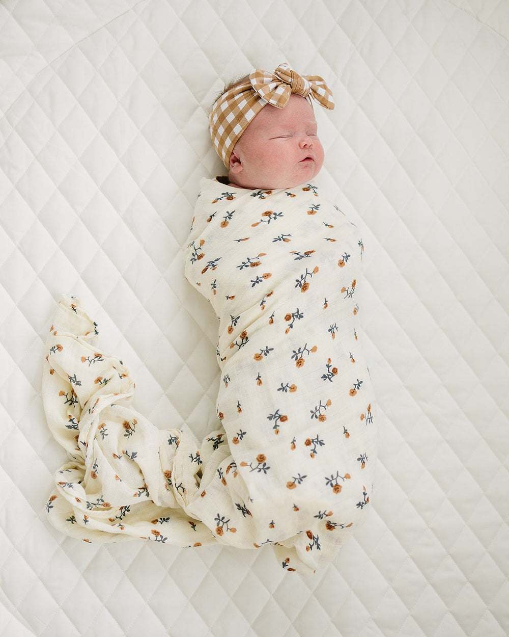 Soft muslinHello little one- Swaddle & Receiving Blanket