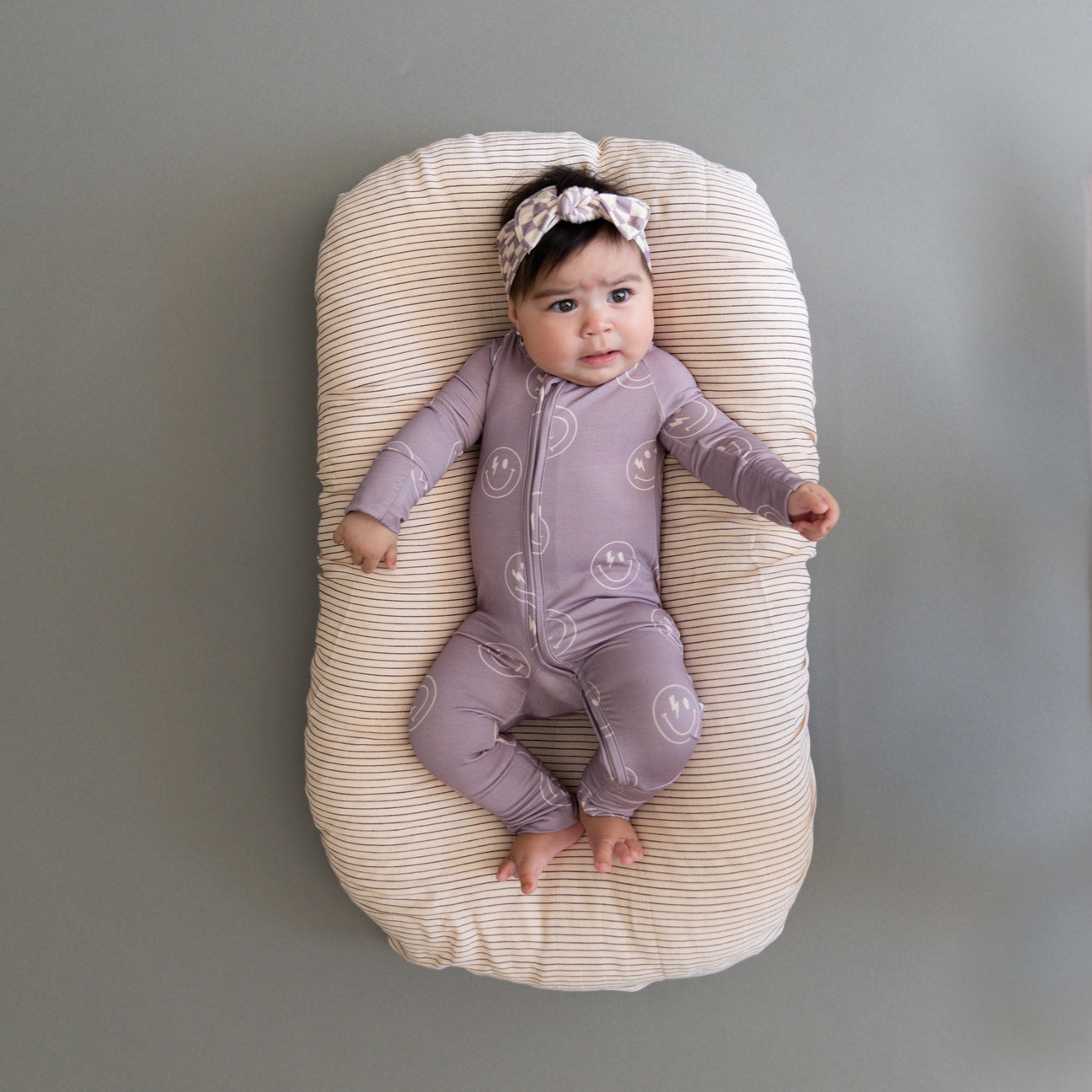 
                  
                    Presley | Bamboo Zip Romper
                  
                