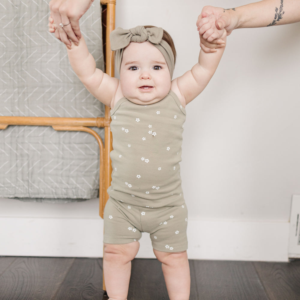 
                  
                    Sage Floral Tank + Biker Short Set
                  
                