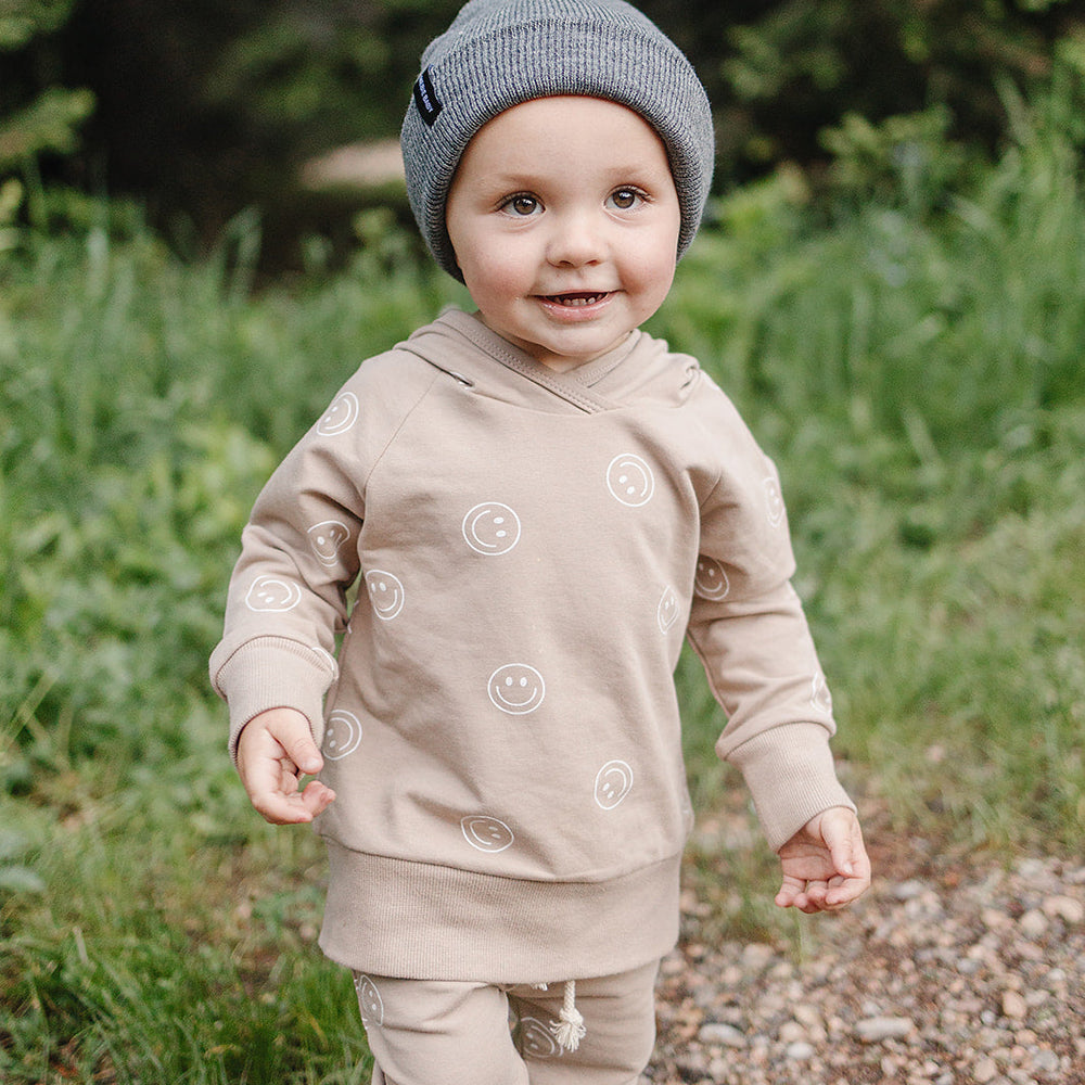 
                  
                    Smiley French Terry Hoodie Set
                  
                
