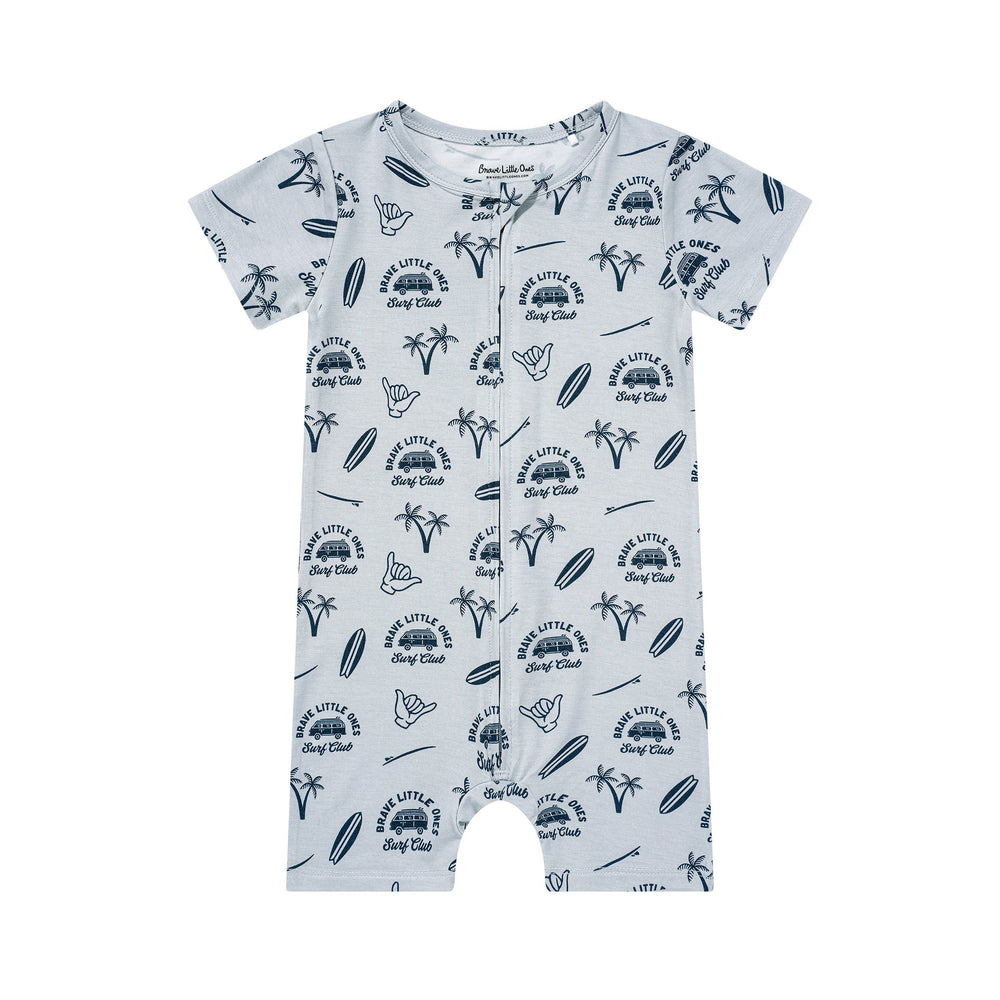 Surfs Up Summer Zip Romper