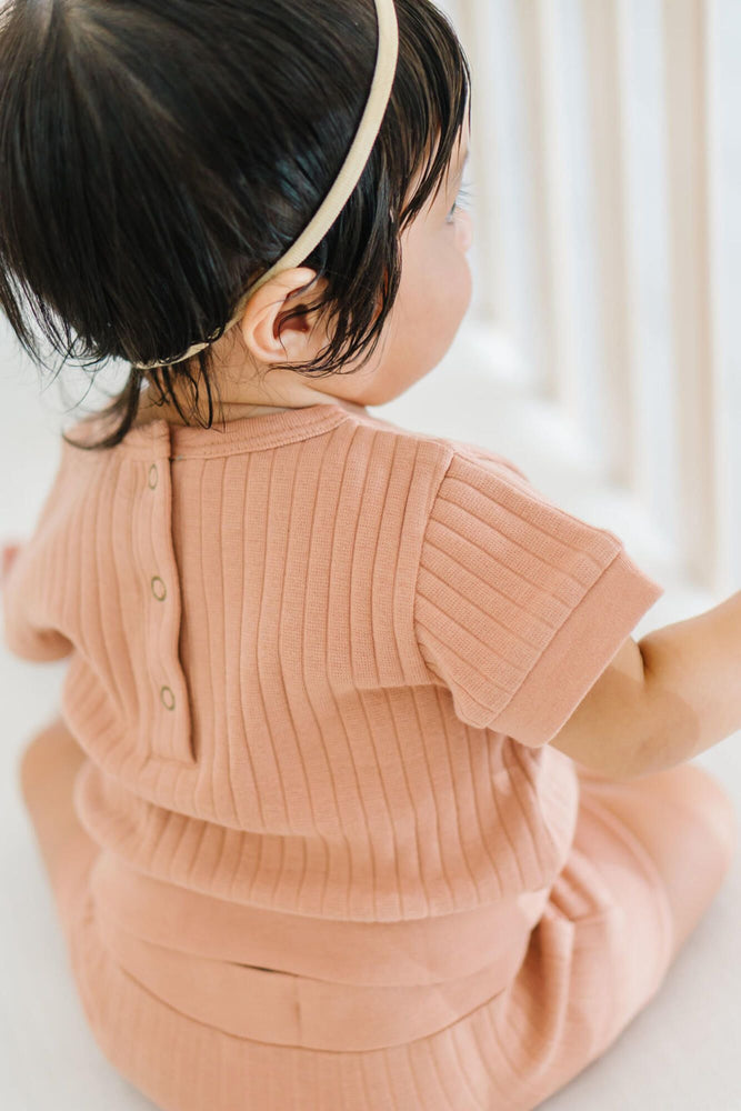 
                  
                    Adobe Ribbed Tee & Shortie Set
                  
                
