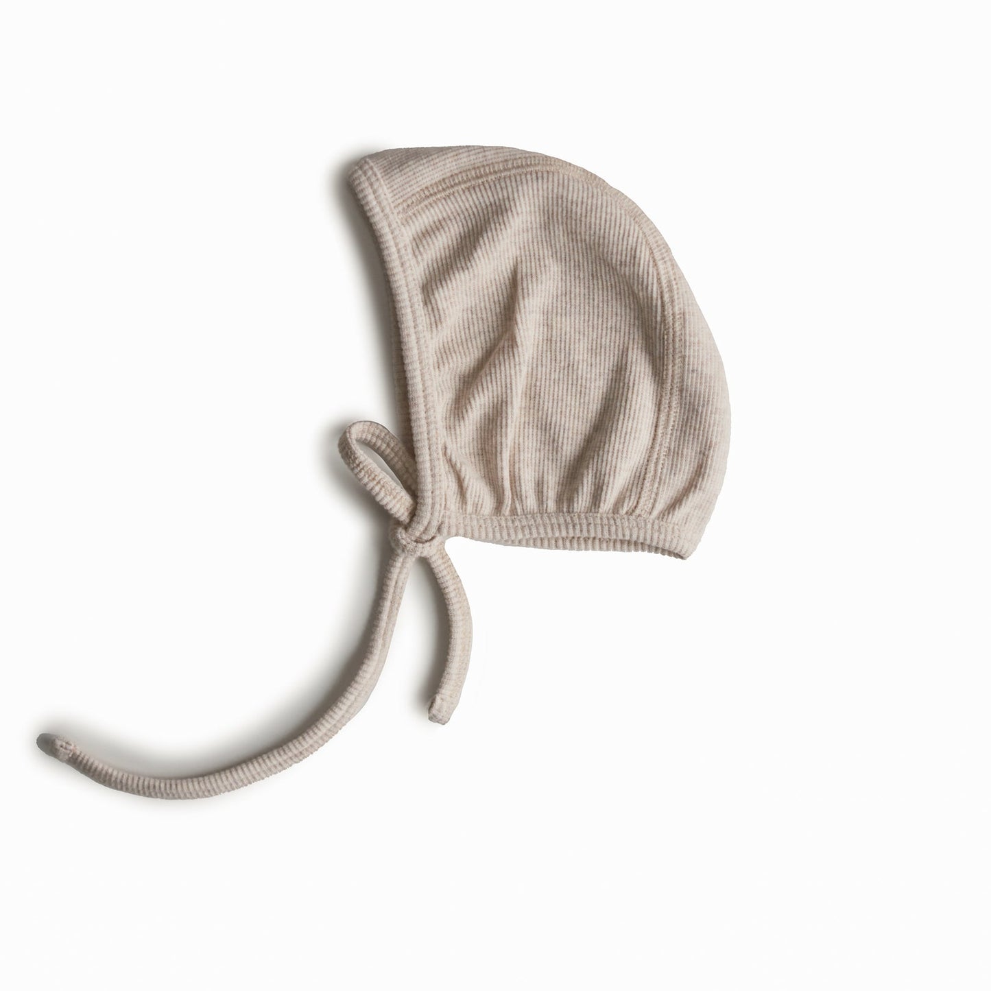 
                  
                    Ribbed Baby Bonnet (Beige Melange)
                  
                