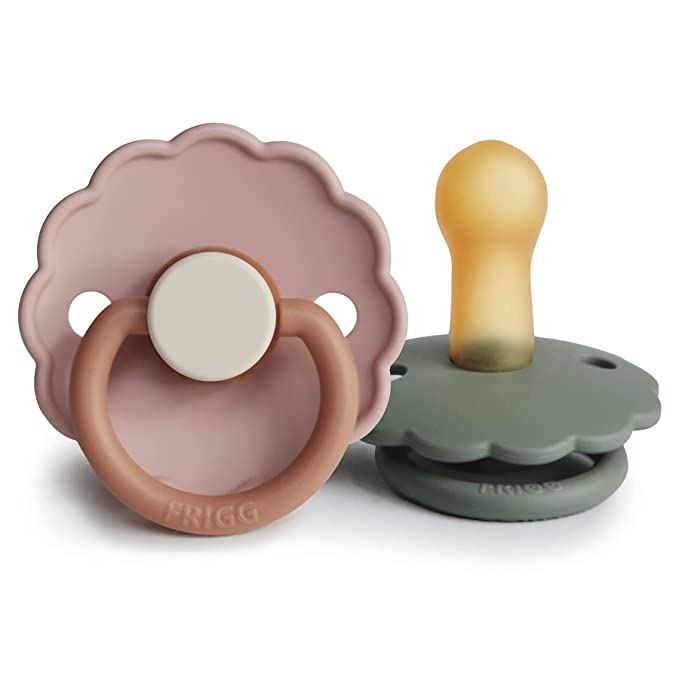 
                  
                    FRIGG Daisy Natural Rubber Pacifier - Biscuit/Lily Pad
                  
                