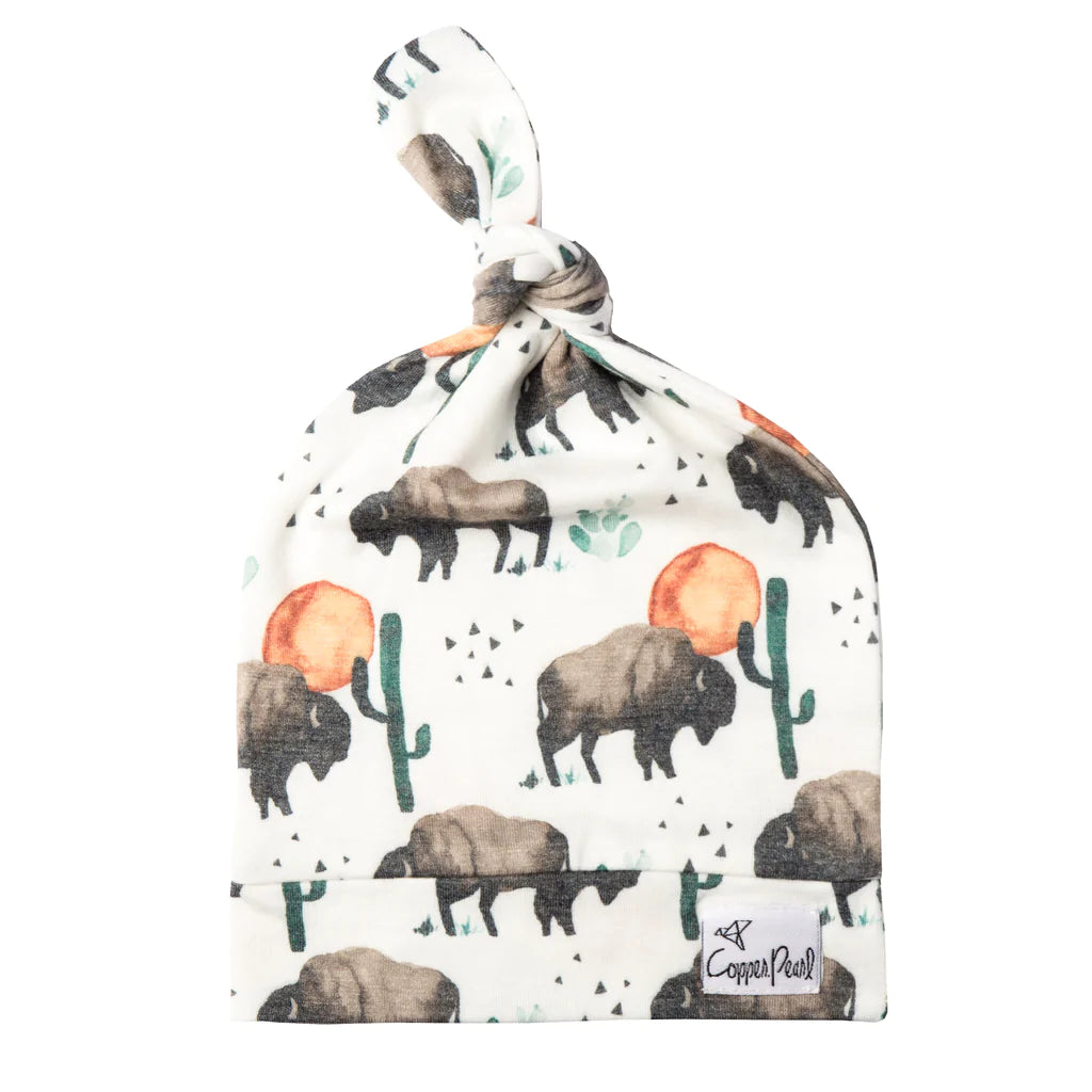 
                  
                    Bison Top Knot Hat
                  
                