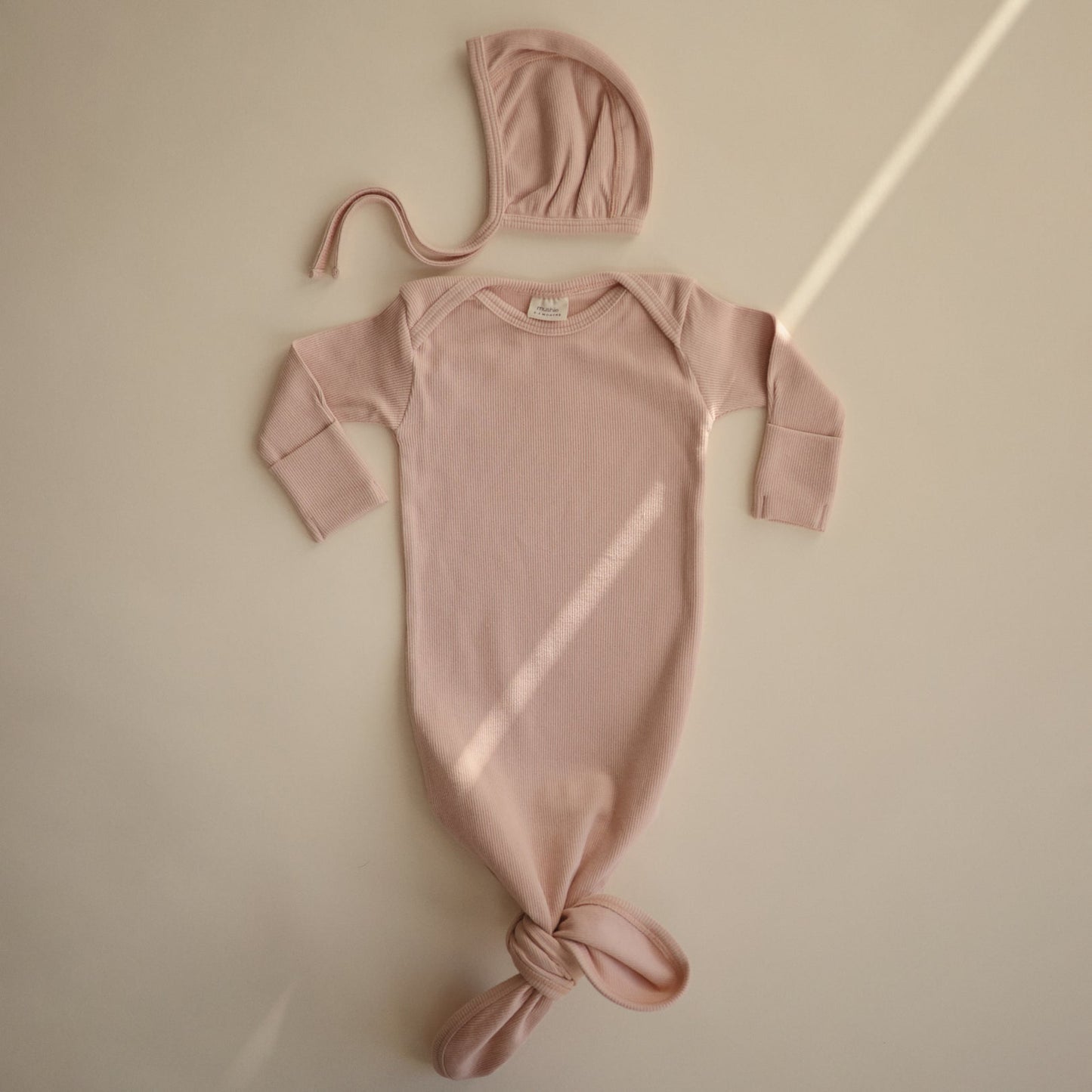 
                  
                    Ribbed Baby Bonnet (Blush)
                  
                