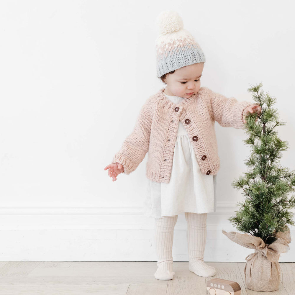 
                  
                    Bowie Grey/Blush Nell Striped Hat
                  
                