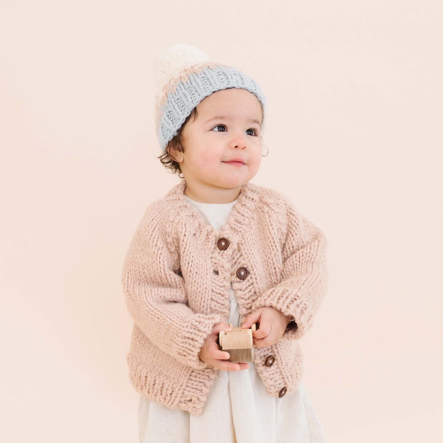 
                  
                    Bowie Grey/Blush Nell Striped Hat
                  
                