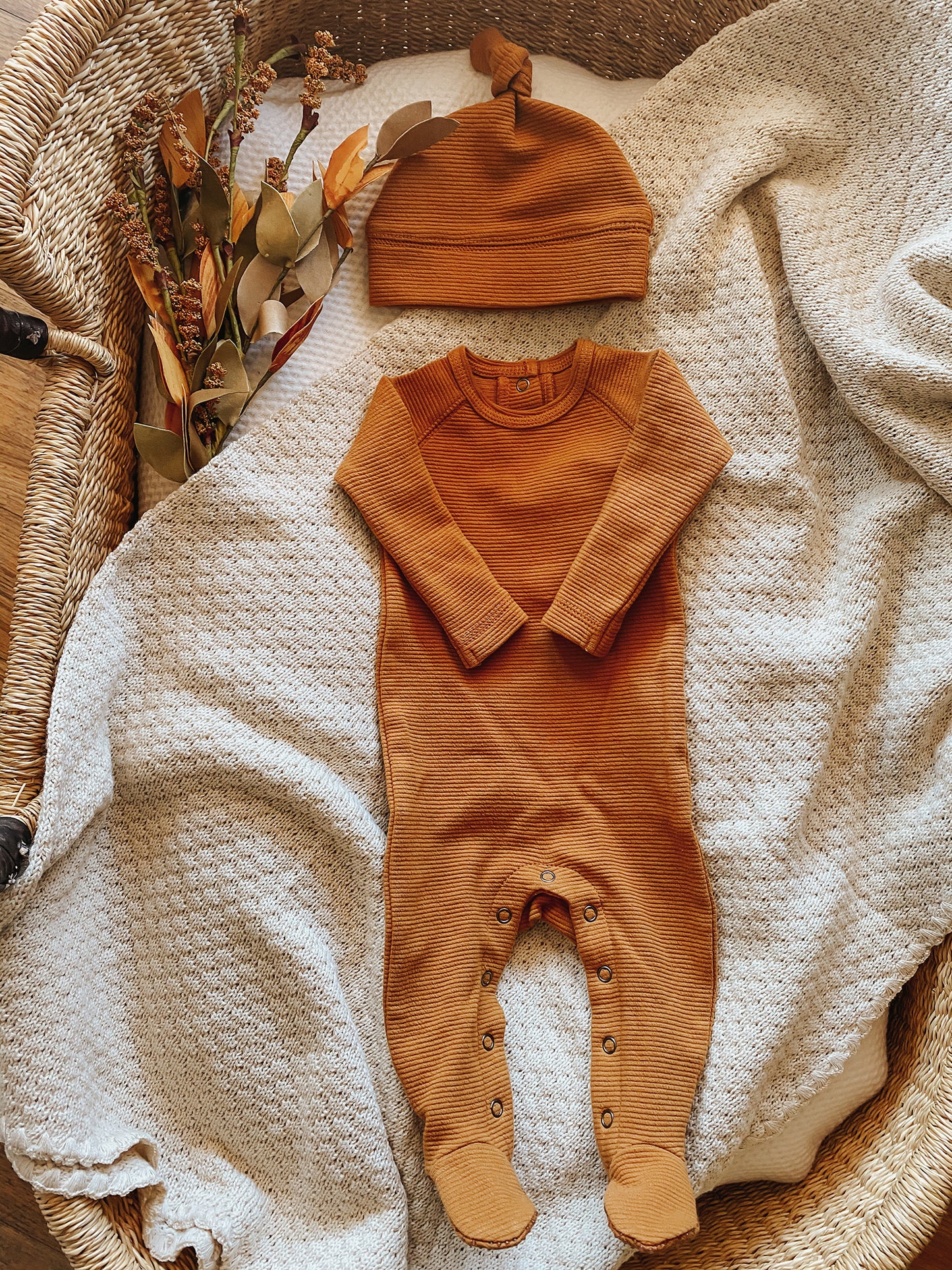 
                  
                    Corduroy Acorn Hat in Butterscotch
                  
                