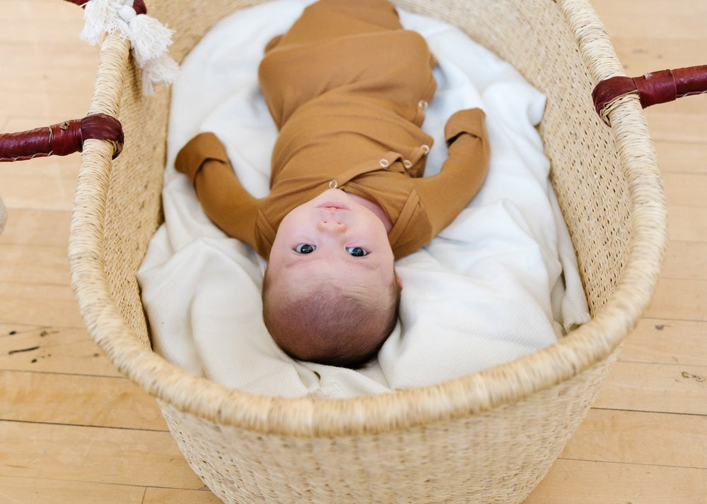 
                  
                    Camel Newborn Knotted Gown
                  
                