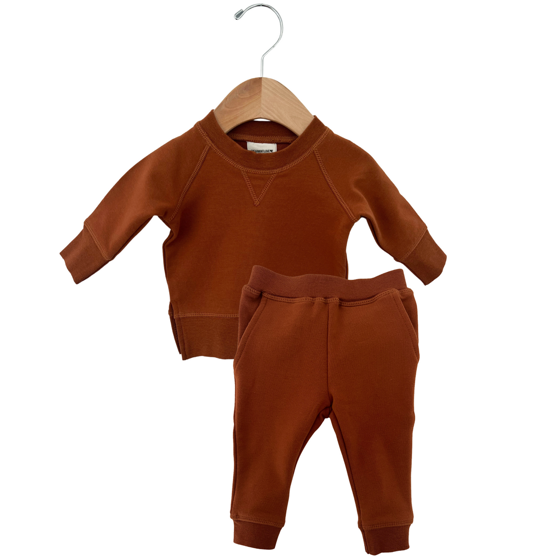 
                  
                    Caramel French Terry Crew Set
                  
                
