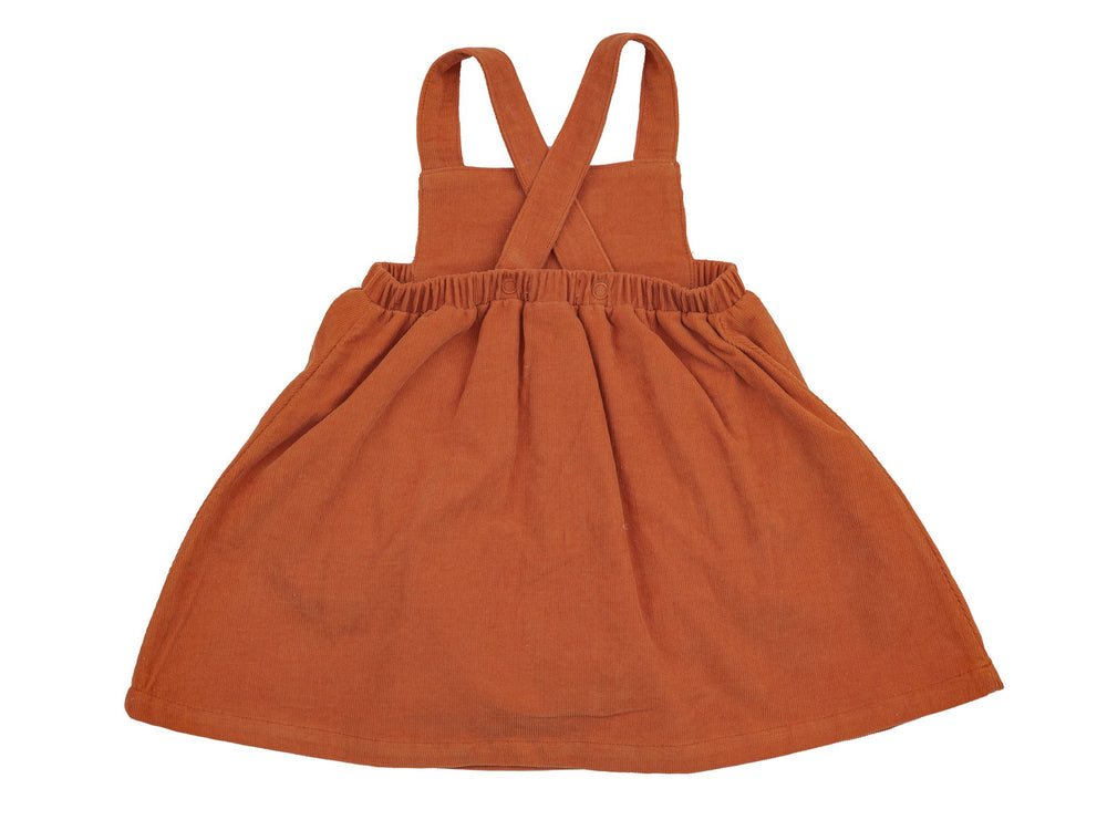
                  
                    Rust Corduroy Overall Dress
                  
                
