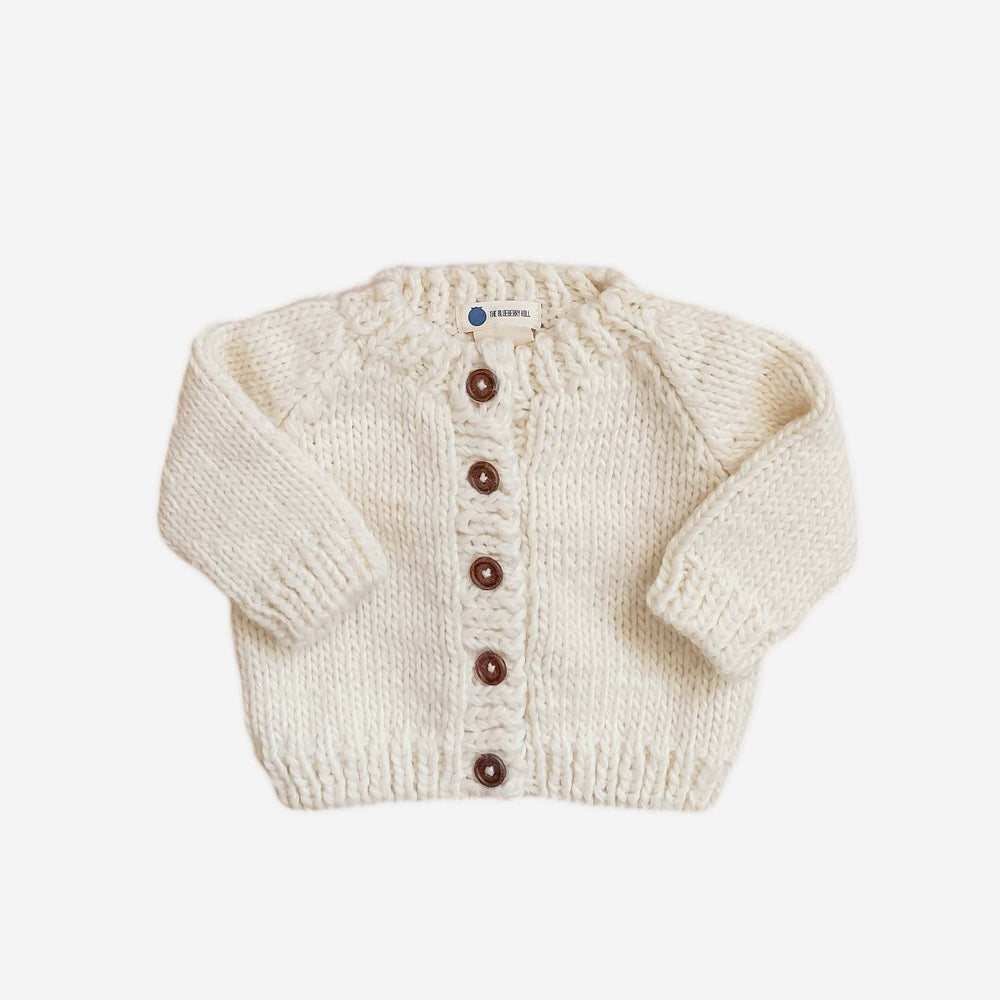 Cream Classic Cardigan