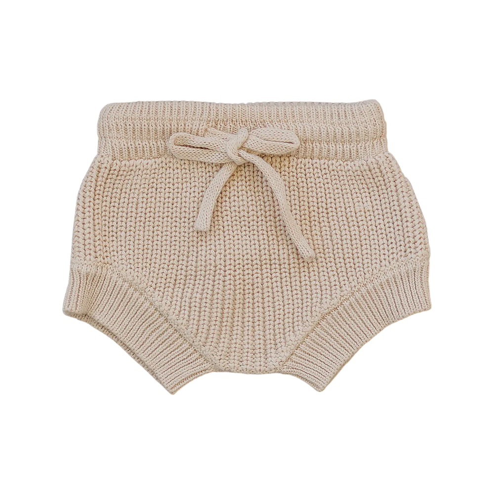 Cream Knit Bloomers