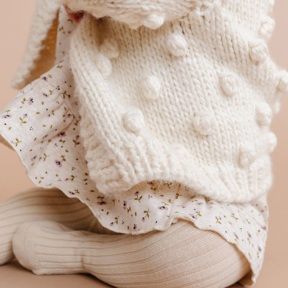 
                  
                    Cream Popcorn Cardigan
                  
                