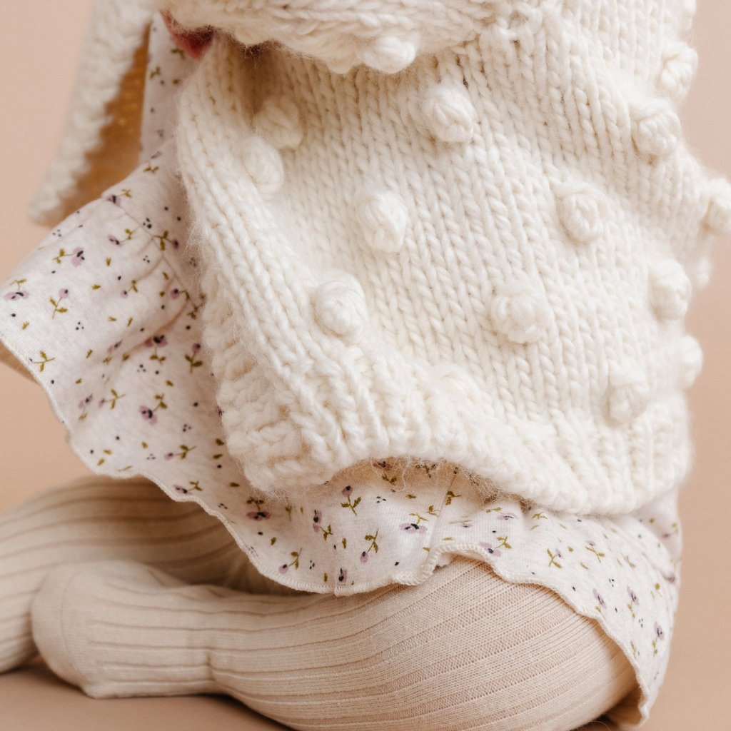 
                  
                    Cream Popcorn Cardigan
                  
                