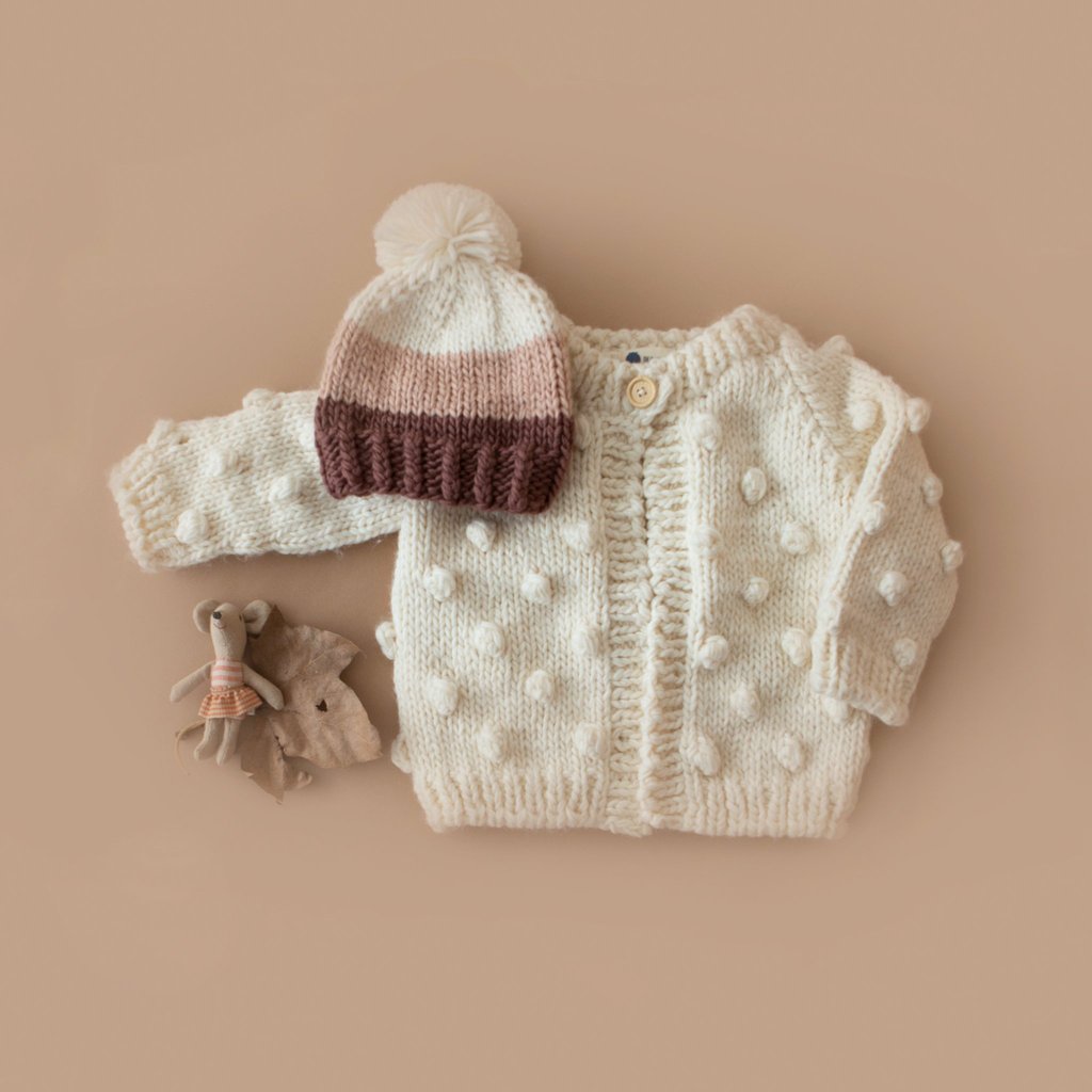 
                  
                    Cream Popcorn Cardigan
                  
                