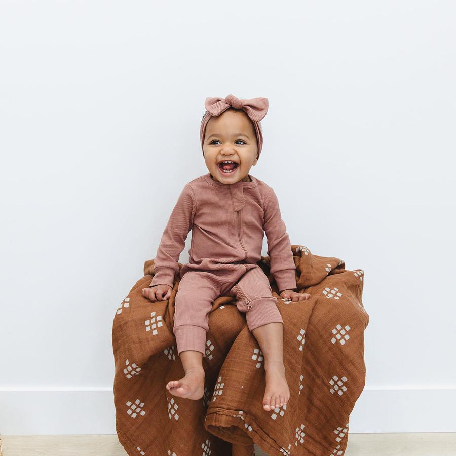 
                  
                    Dusty Rose Organic Cotton Ribbed Head Wrap
                  
                