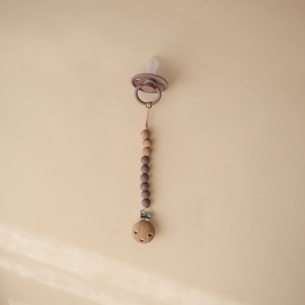 
                  
                    Pacifier Clip | Eva (Ash)
                  
                