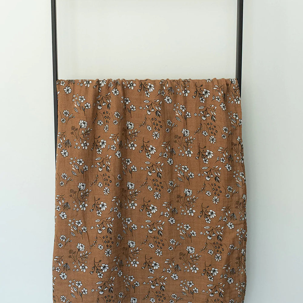 
                  
                    Vintage Floral Muslin Swaddle Blanket
                  
                