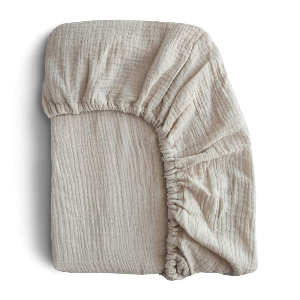 
                  
                    Extra Soft Muslin Crib Sheet (Fog)
                  
                
