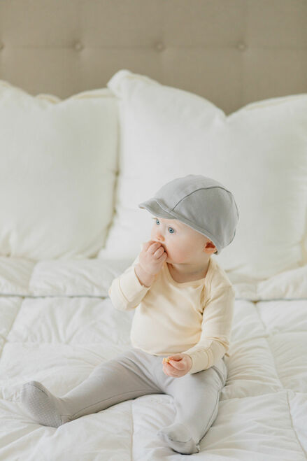 
                  
                    Organic Riding Cap in Fog
                  
                