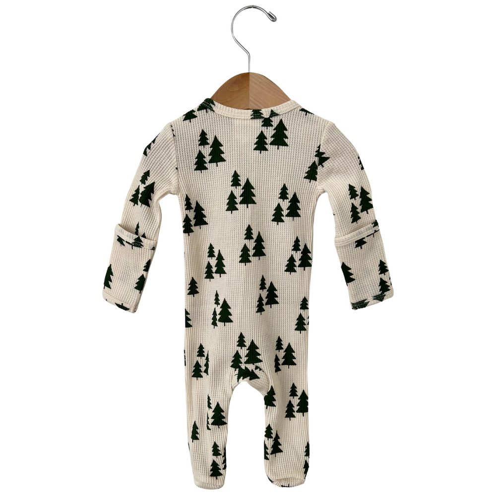 
                  
                    Forest Green Trees Organic Waffle Basic Zip Footie
                  
                