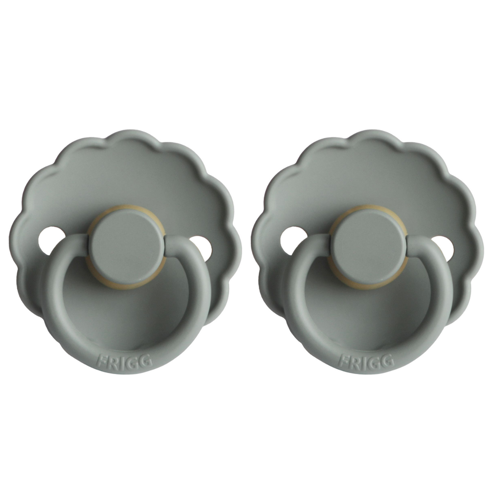 
                  
                    FRIGG Daisy Natural Rubber Pacifier - French Gray 2-Pack
                  
                