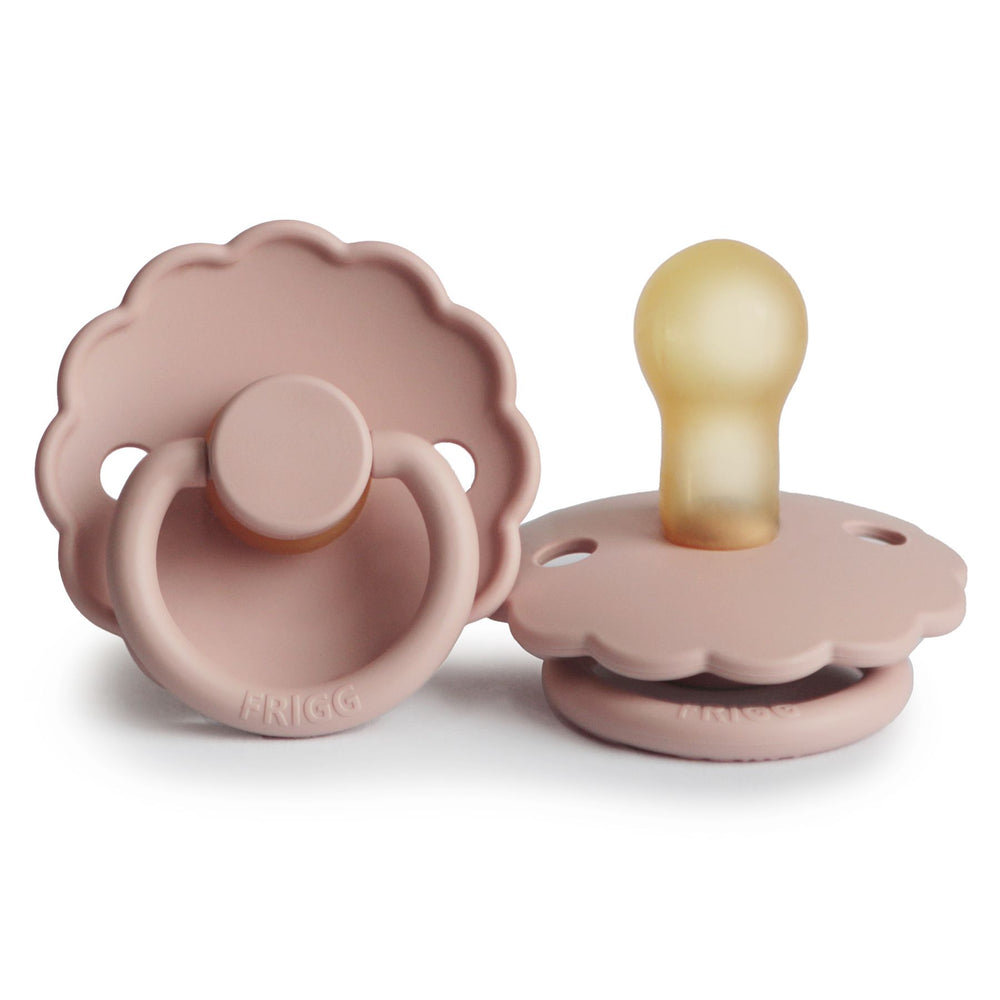 FRIGG Daisy Natural Rubber Pacifier - Blush 2-Pack