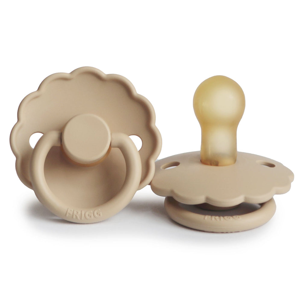 
                  
                    FRIGG Daisy Natural Rubber Pacifier - Croissant 2-Pack
                  
                