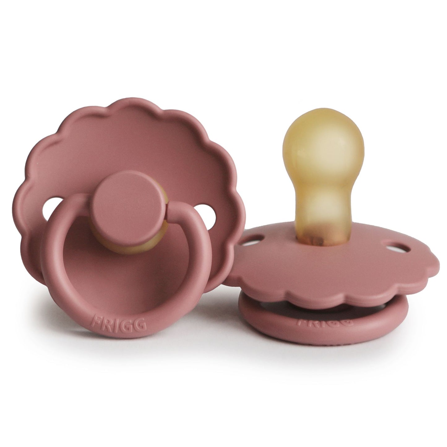 
                  
                    FRIGG Daisy Natural Rubber Pacifier - Powder Blush 2-Pack
                  
                