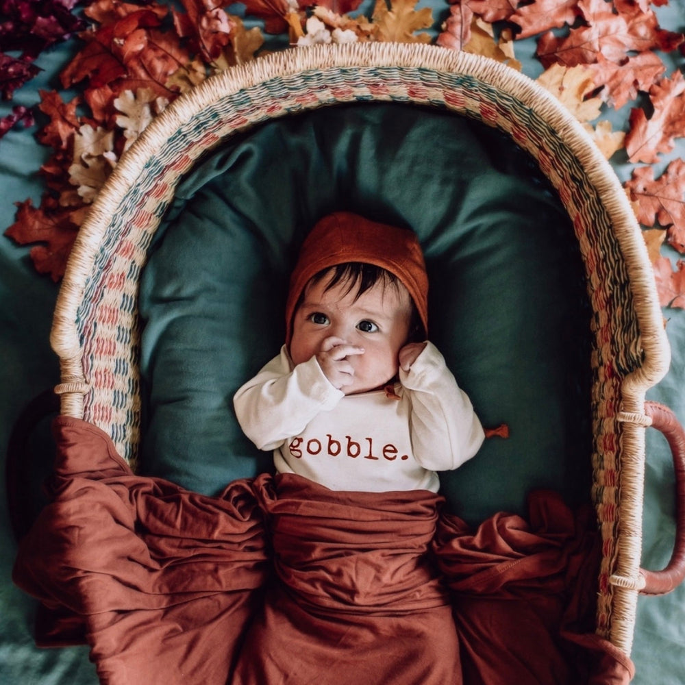 
                  
                    Gobble Organic Cotton Baby Bodysuit | Long Sleeve |
                  
                
