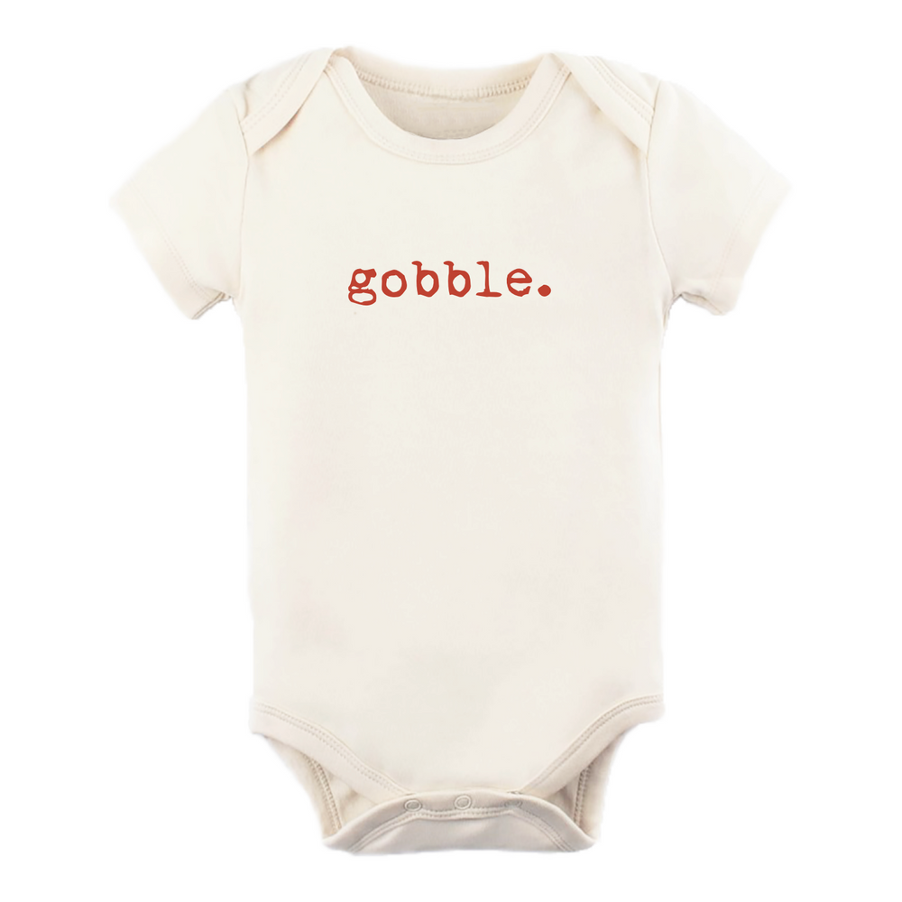 Gobble Organic Cotton Baby Bodysuit | Short Sleeve |