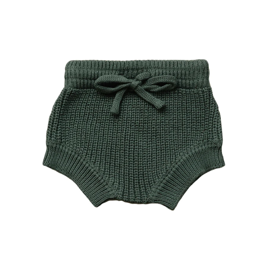 Green Knit Bloomers
