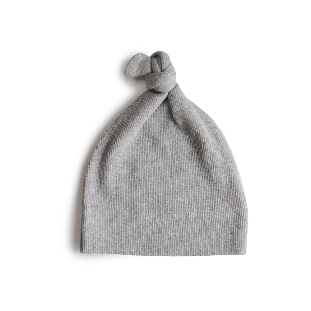 
                  
                    Ribbed Baby Beanie (Grey Melange)
                  
                