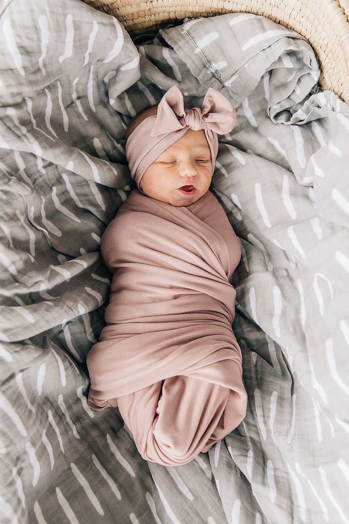
                  
                    Grey Dash Muslin Swaddle Blanket
                  
                