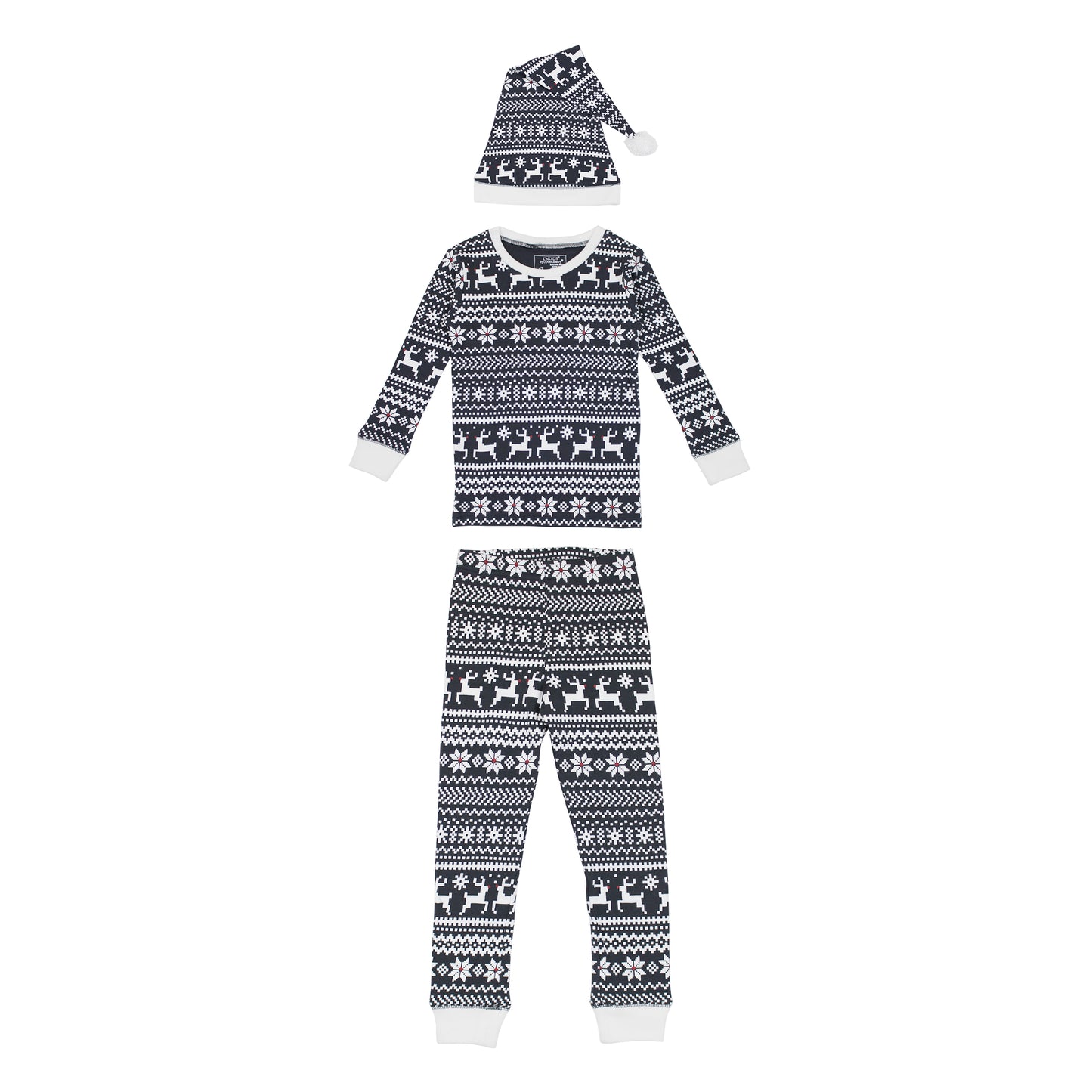 
                  
                    Organic Holiday Kids' PJ & Cap Set in Rudolph
                  
                
