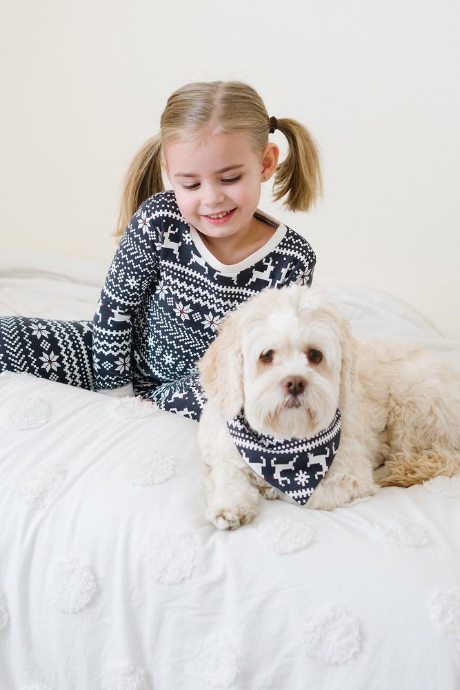
                  
                    Organic Holiday Kids' PJ & Cap Set in Rudolph
                  
                